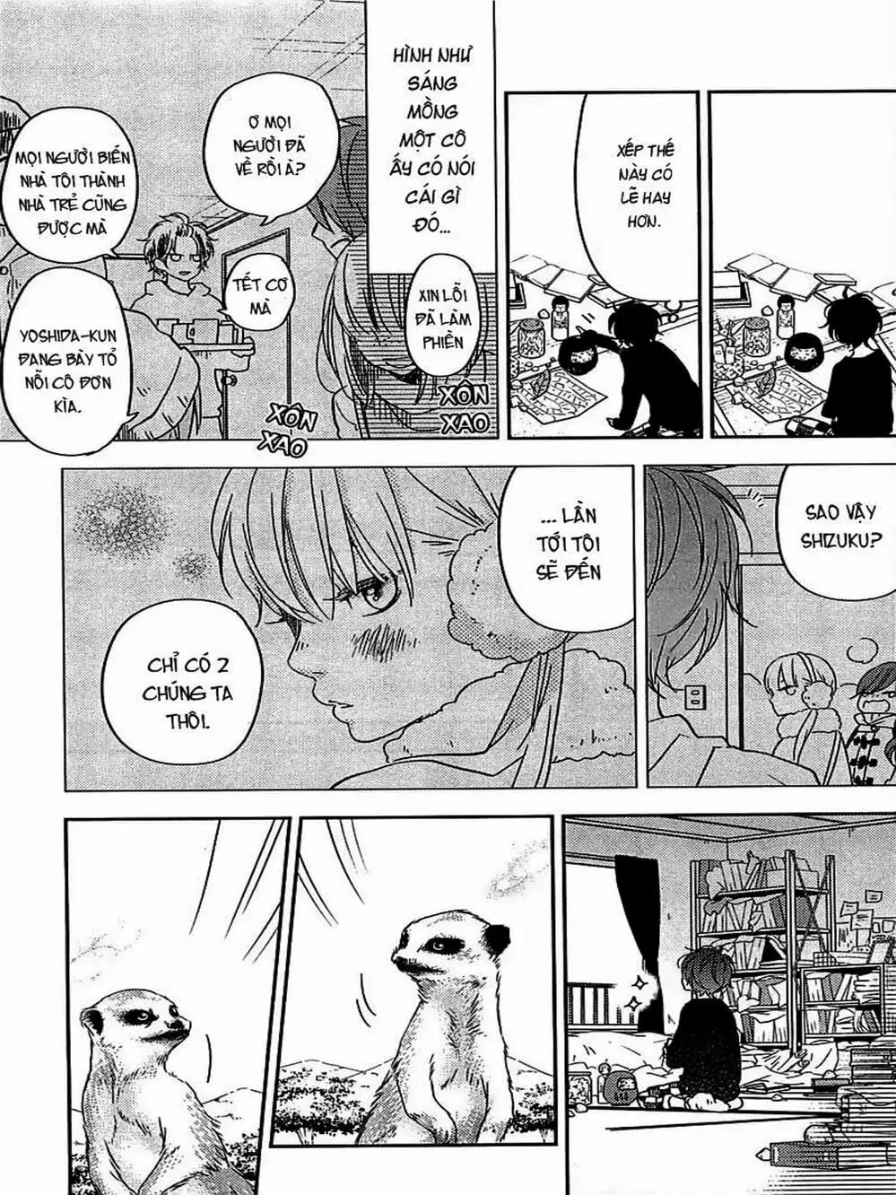 Truyện Tranh Quái Vật Bàn Bên - Tonari No Kaibutsu-Kun trang 4