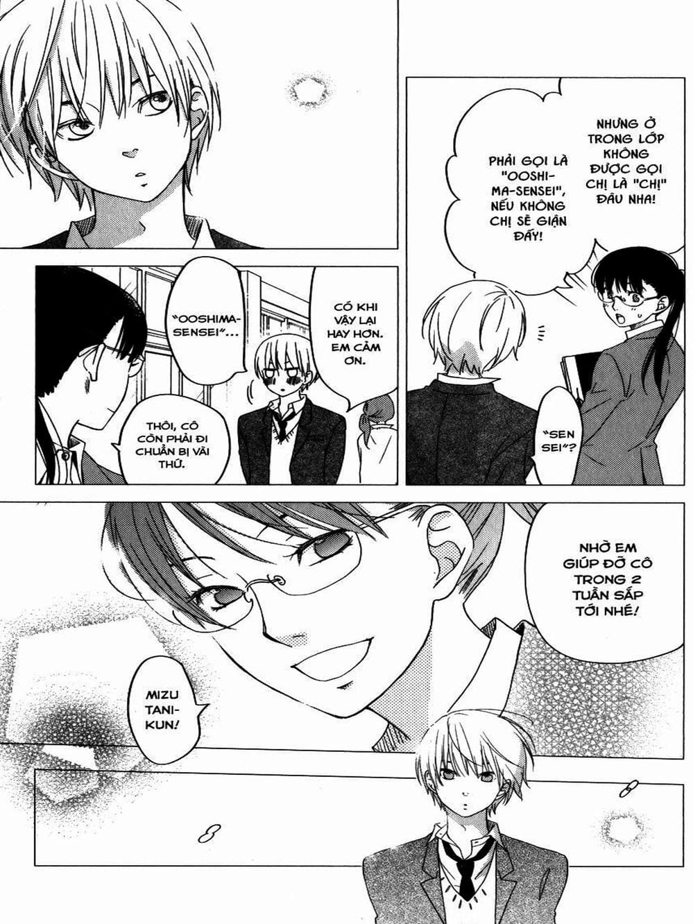 Truyện Tranh Quái Vật Bàn Bên - Tonari No Kaibutsu-Kun trang 4