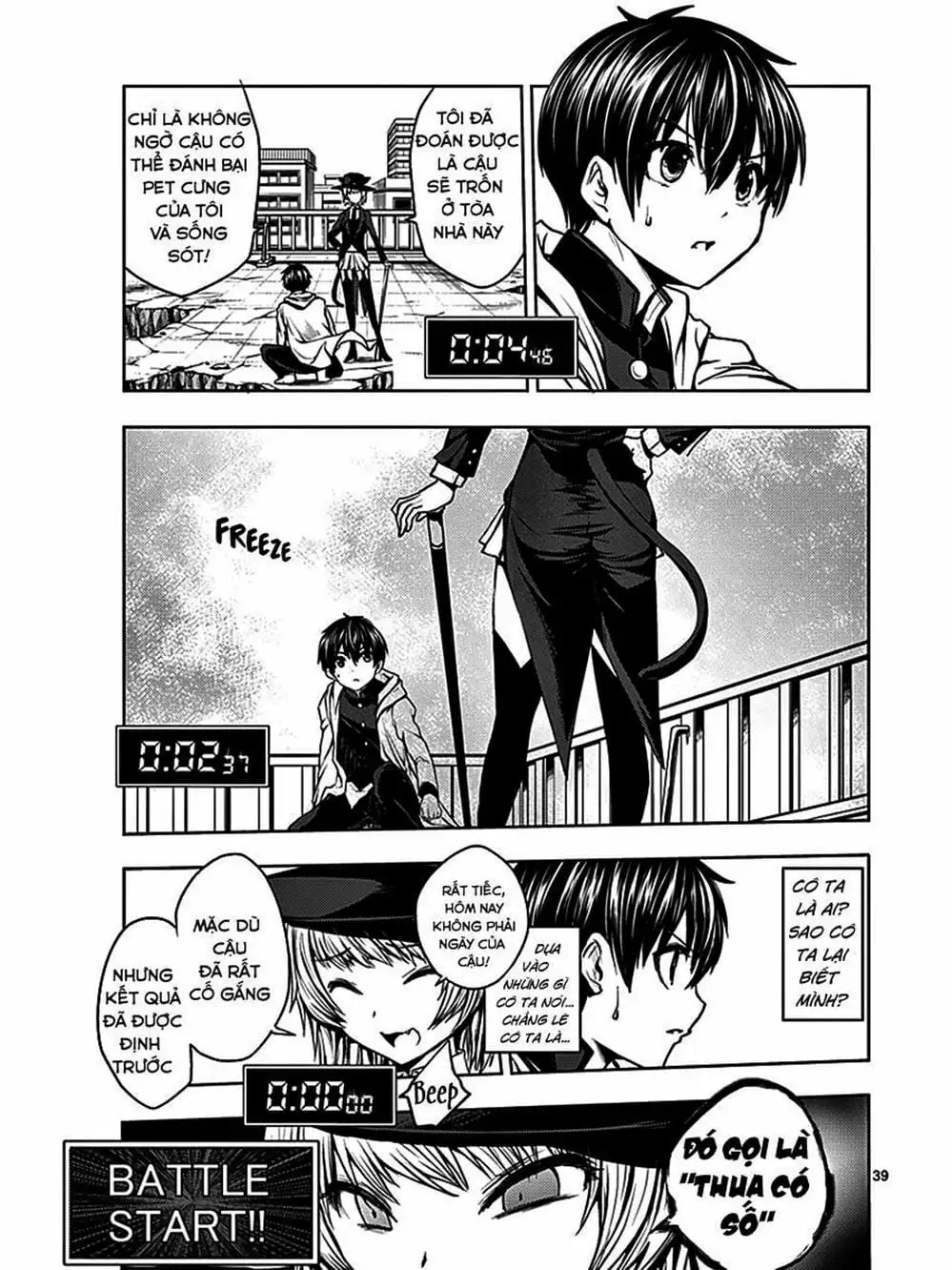 Truyện Tranh Trò Chơi Sinh Tồn - Deatte 5 Byou De Battle trang 3