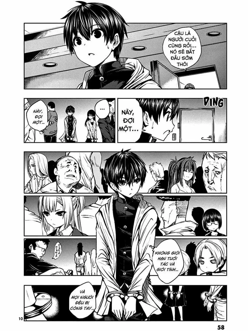 Truyện Tranh Trò Chơi Sinh Tồn - Deatte 5 Byou De Battle trang 3