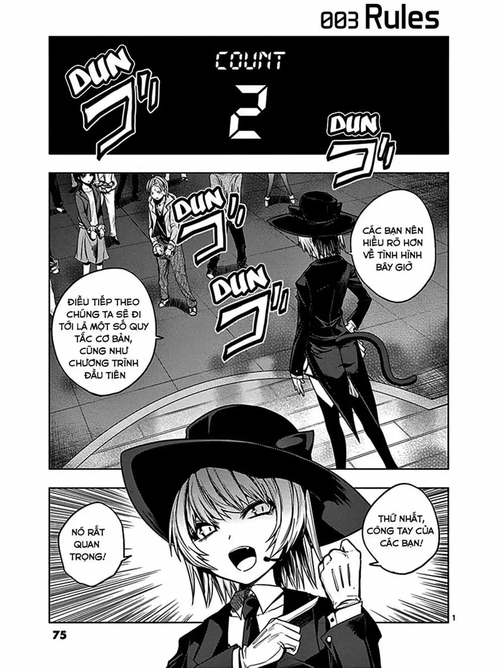 Truyện Tranh Trò Chơi Sinh Tồn - Deatte 5 Byou De Battle trang 3