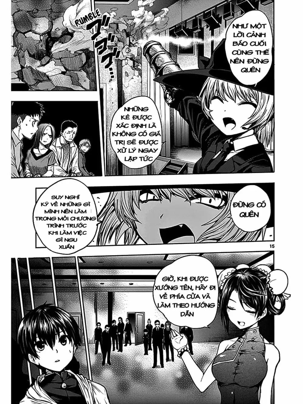 Truyện Tranh Trò Chơi Sinh Tồn - Deatte 5 Byou De Battle trang 3