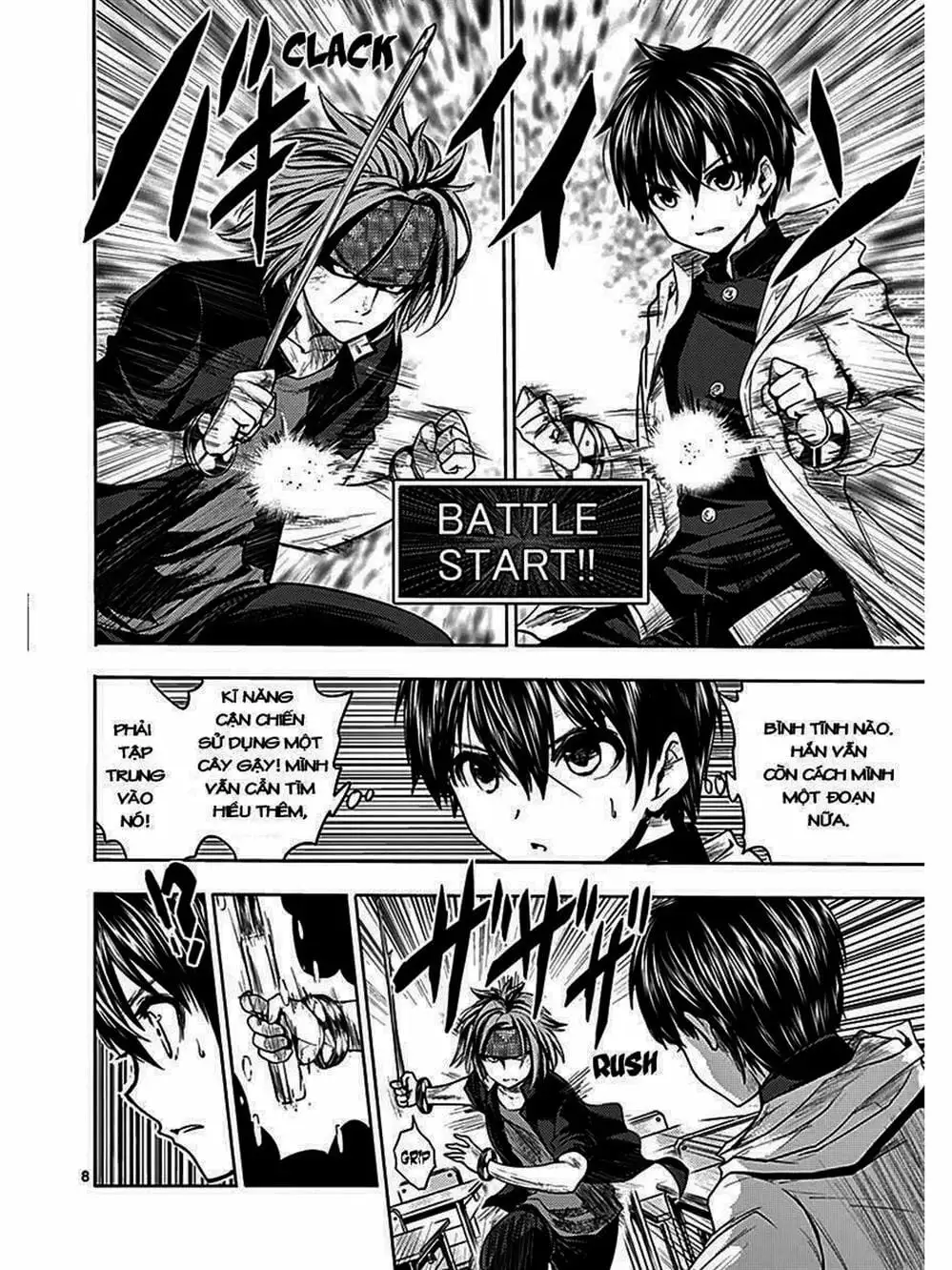 Truyện Tranh Trò Chơi Sinh Tồn - Deatte 5 Byou De Battle trang 3