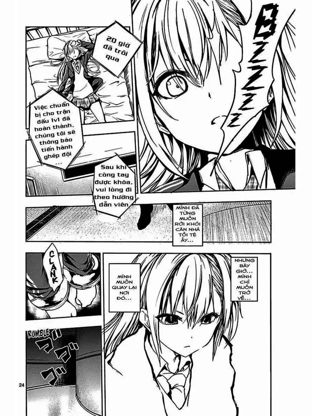 Truyện Tranh Trò Chơi Sinh Tồn - Deatte 5 Byou De Battle trang 3