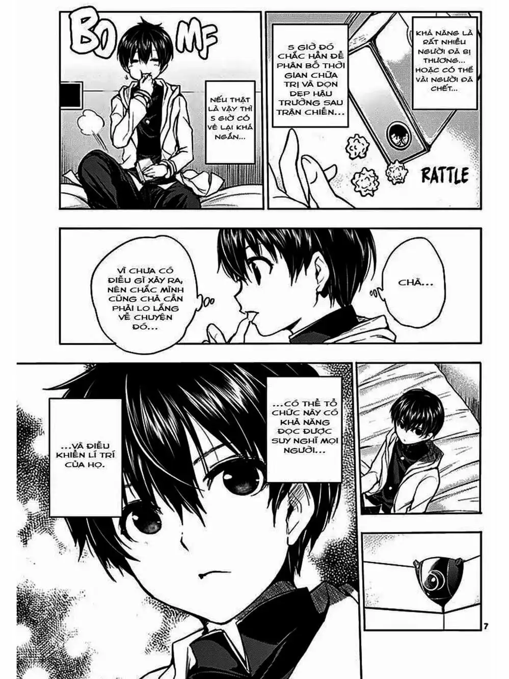 Truyện Tranh Trò Chơi Sinh Tồn - Deatte 5 Byou De Battle trang 3