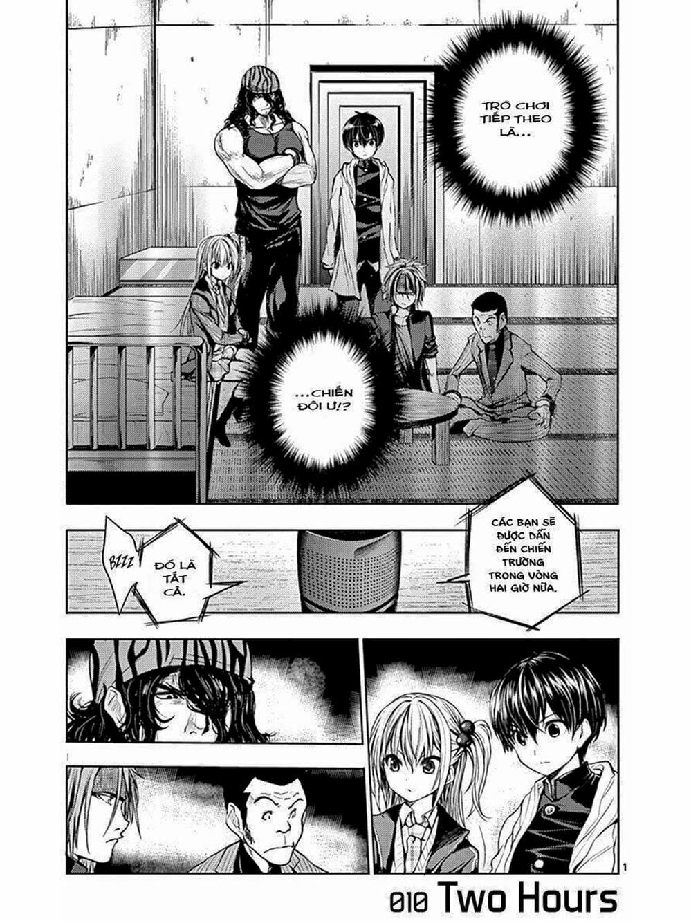 Truyện Tranh Trò Chơi Sinh Tồn - Deatte 5 Byou De Battle trang 3
