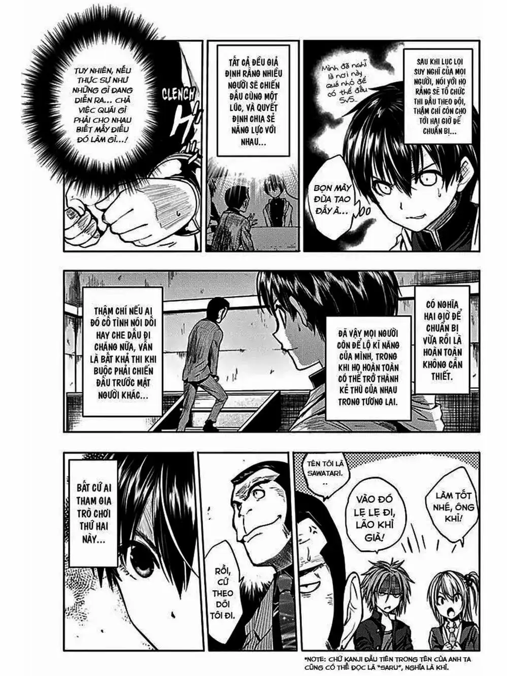 Truyện Tranh Trò Chơi Sinh Tồn - Deatte 5 Byou De Battle trang 3