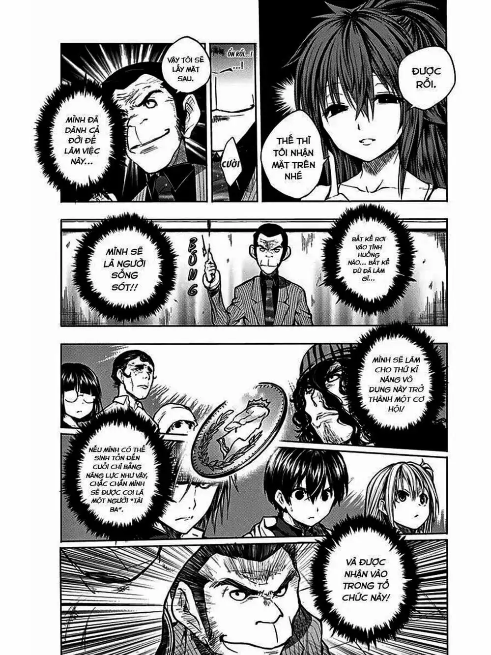 Truyện Tranh Trò Chơi Sinh Tồn - Deatte 5 Byou De Battle trang 3