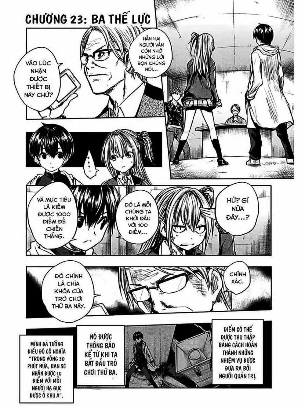 Truyện Tranh Trò Chơi Sinh Tồn - Deatte 5 Byou De Battle trang 3