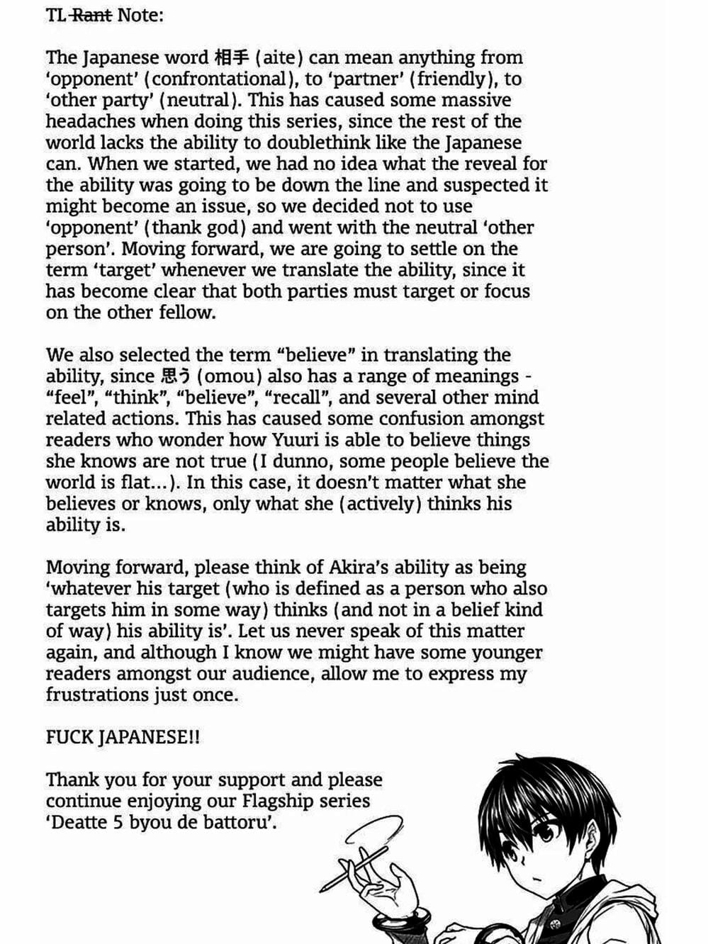 Truyện Tranh Trò Chơi Sinh Tồn - Deatte 5 Byou De Battle trang 3