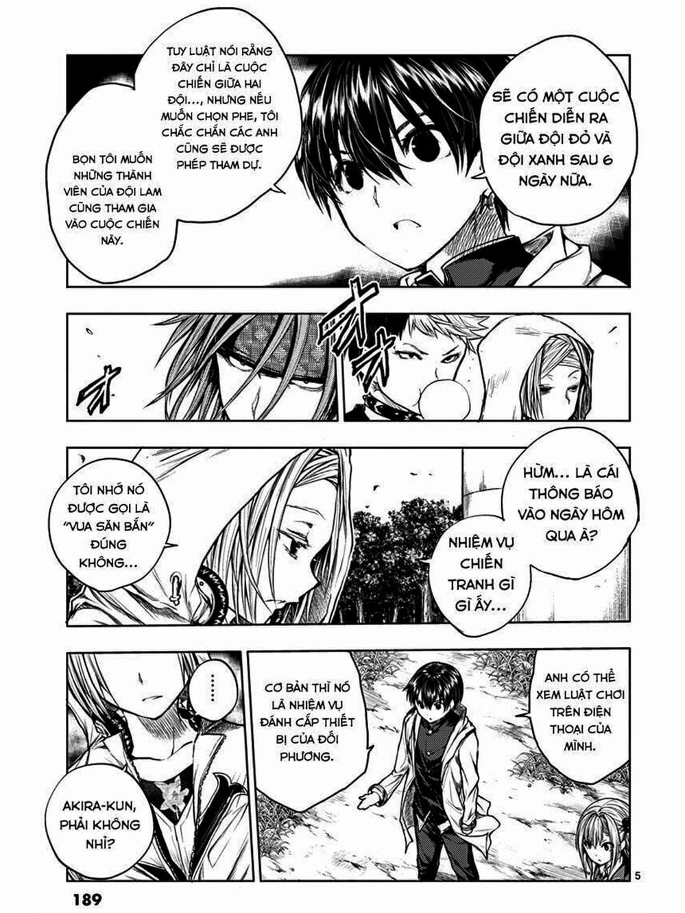 Truyện Tranh Trò Chơi Sinh Tồn - Deatte 5 Byou De Battle trang 3