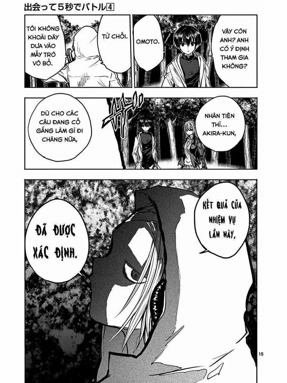 Truyện Tranh Trò Chơi Sinh Tồn - Deatte 5 Byou De Battle trang 3