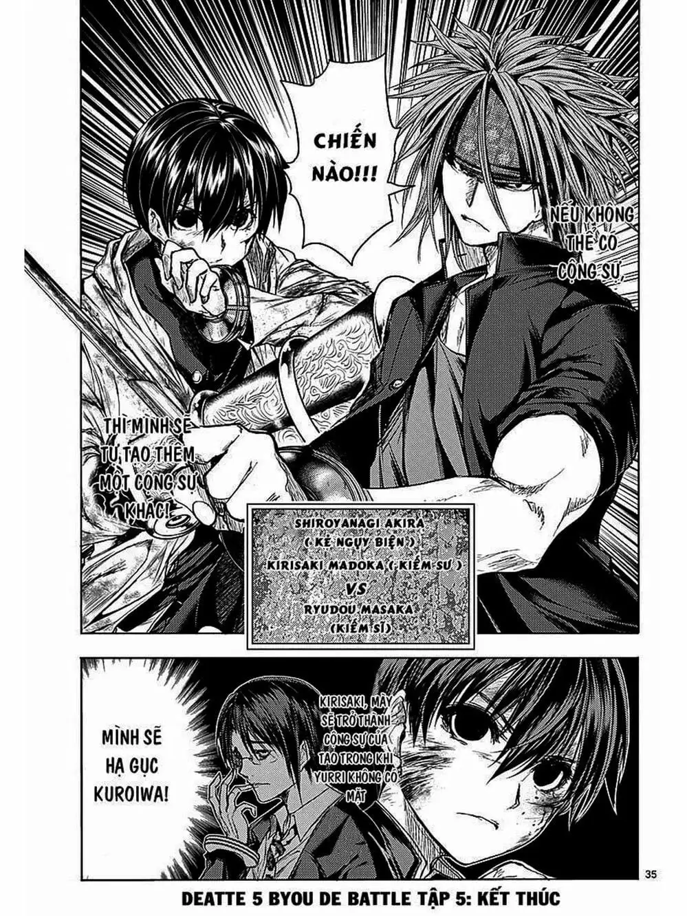 Truyện Tranh Trò Chơi Sinh Tồn - Deatte 5 Byou De Battle trang 3