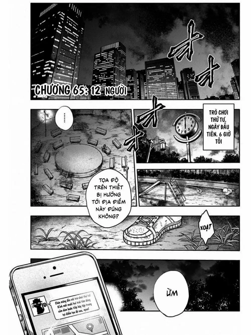 Truyện Tranh Trò Chơi Sinh Tồn - Deatte 5 Byou De Battle trang 3