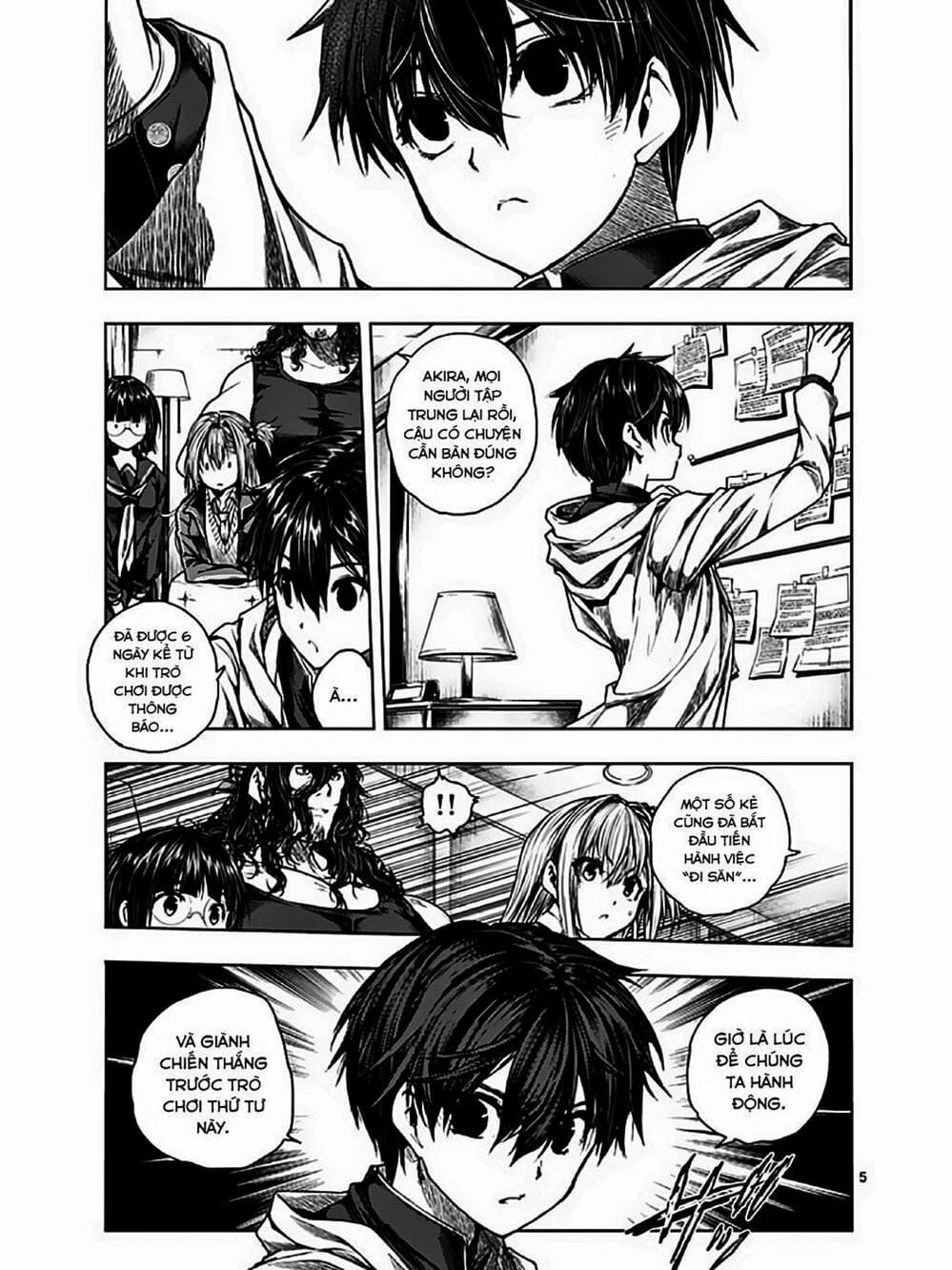 Truyện Tranh Trò Chơi Sinh Tồn - Deatte 5 Byou De Battle trang 3