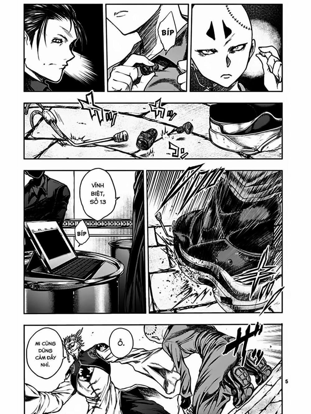 Truyện Tranh Trò Chơi Sinh Tồn - Deatte 5 Byou De Battle trang 3