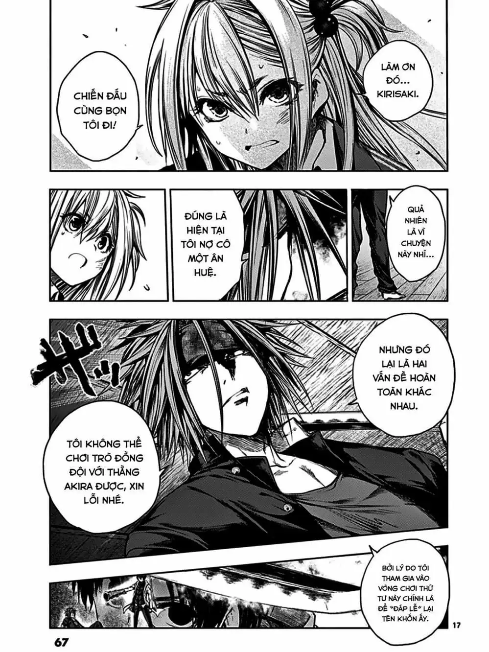 Truyện Tranh Trò Chơi Sinh Tồn - Deatte 5 Byou De Battle trang 3