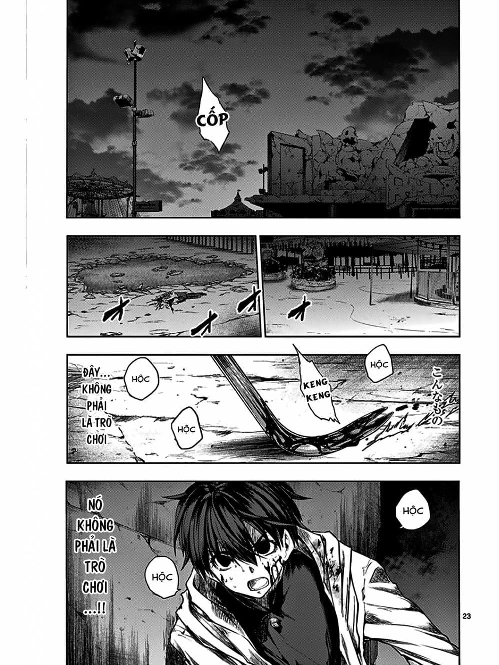 Truyện Tranh Trò Chơi Sinh Tồn - Deatte 5 Byou De Battle trang 3