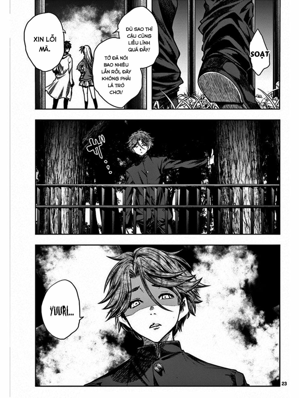 Truyện Tranh Trò Chơi Sinh Tồn - Deatte 5 Byou De Battle trang 3