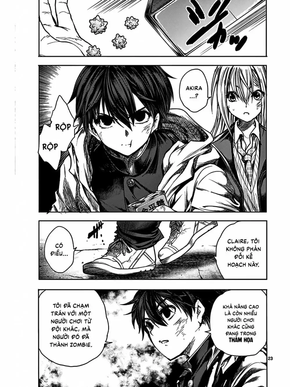 Truyện Tranh Trò Chơi Sinh Tồn - Deatte 5 Byou De Battle trang 3