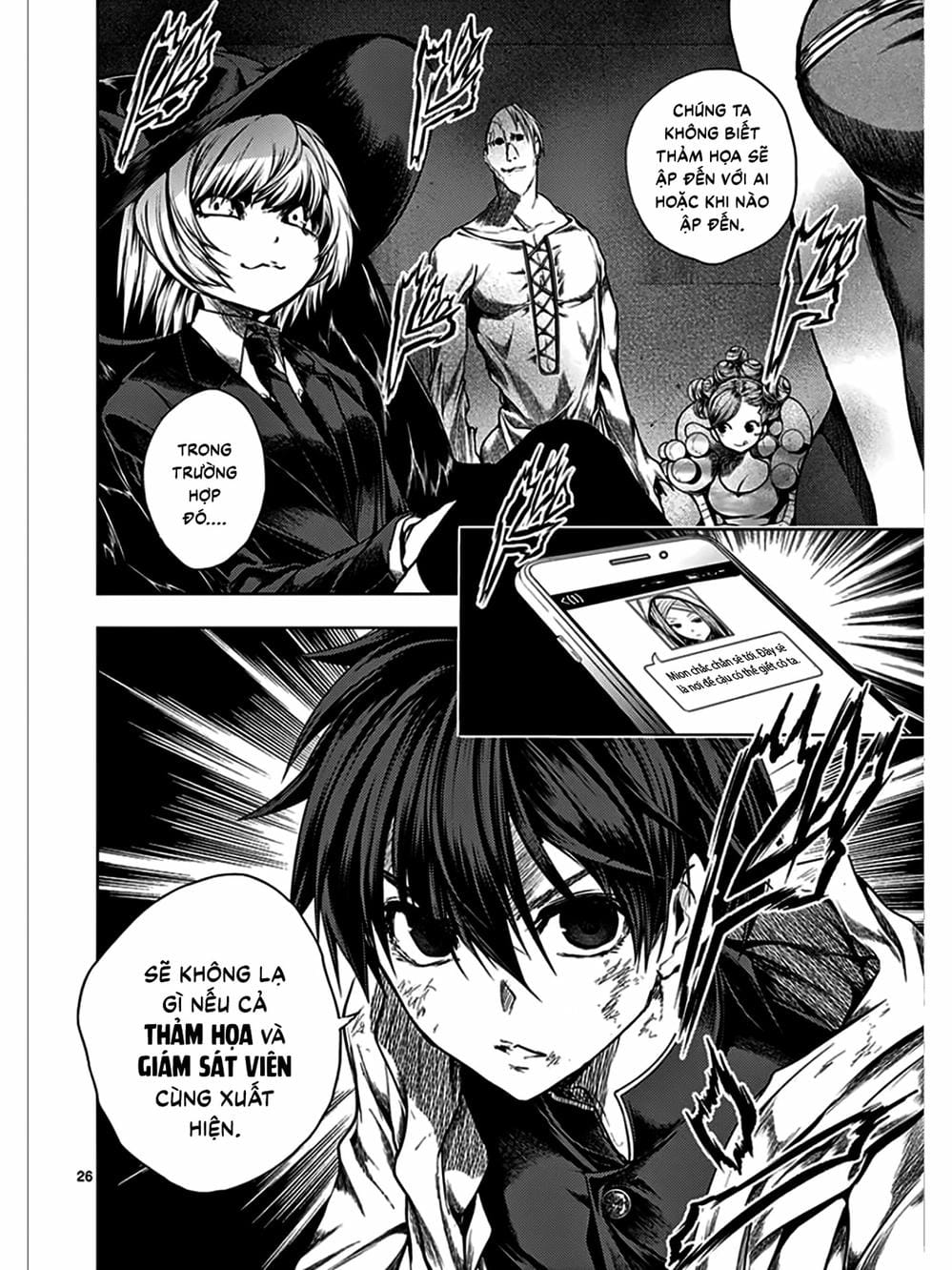 Truyện Tranh Trò Chơi Sinh Tồn - Deatte 5 Byou De Battle trang 3