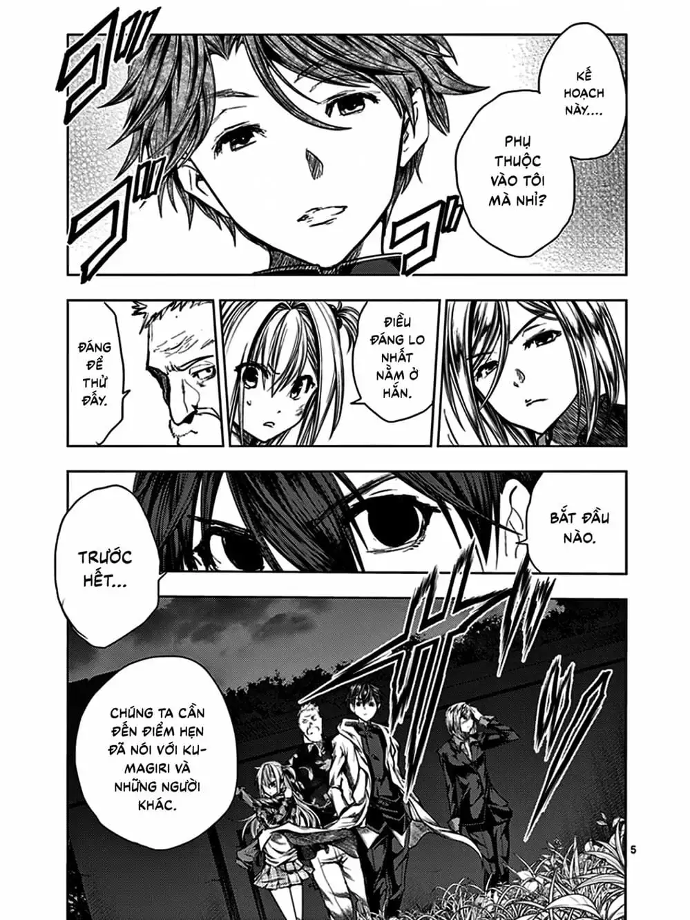 Truyện Tranh Trò Chơi Sinh Tồn - Deatte 5 Byou De Battle trang 3