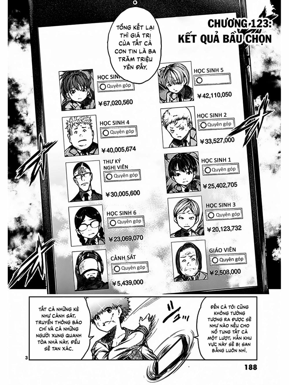 Truyện Tranh Trò Chơi Sinh Tồn - Deatte 5 Byou De Battle trang 3