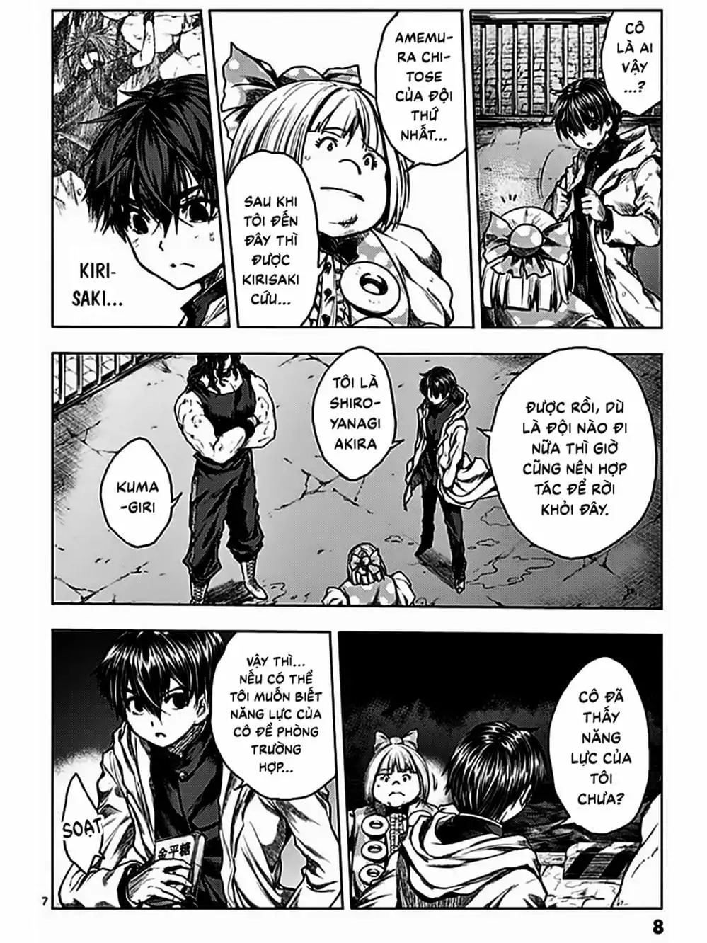 Truyện Tranh Trò Chơi Sinh Tồn - Deatte 5 Byou De Battle trang 3