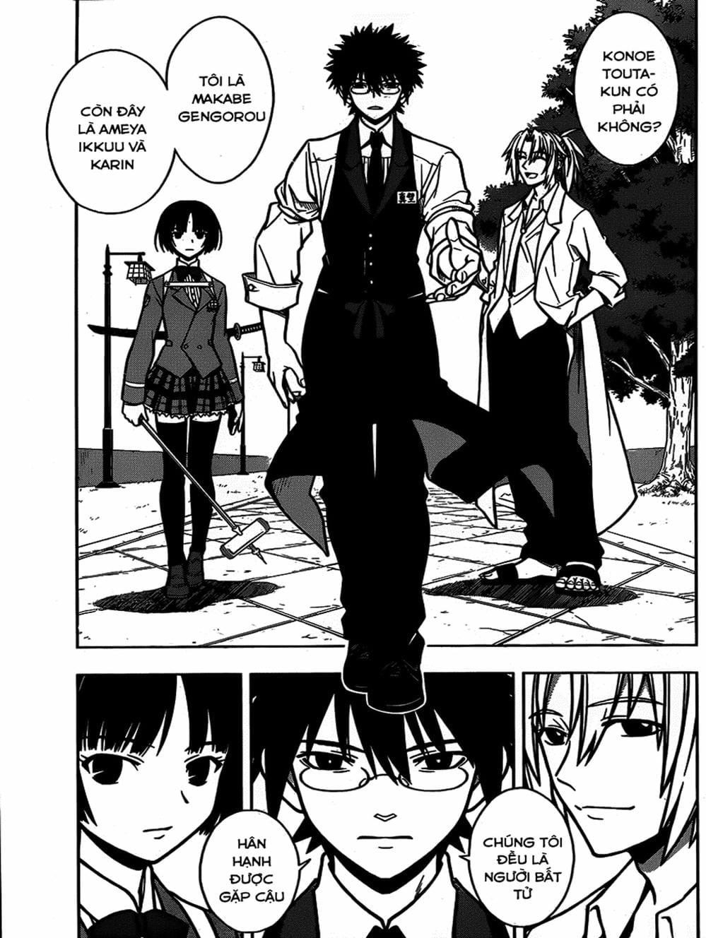 Truyện Tranh Lựa Chọn Phân Kỳ - Uq Holder! trang 9