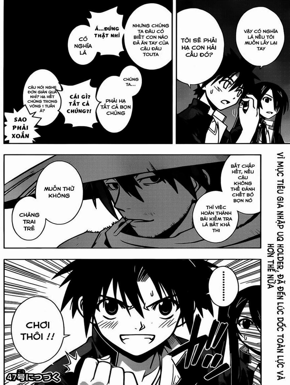 Truyện Tranh Lựa Chọn Phân Kỳ - Uq Holder! trang 9