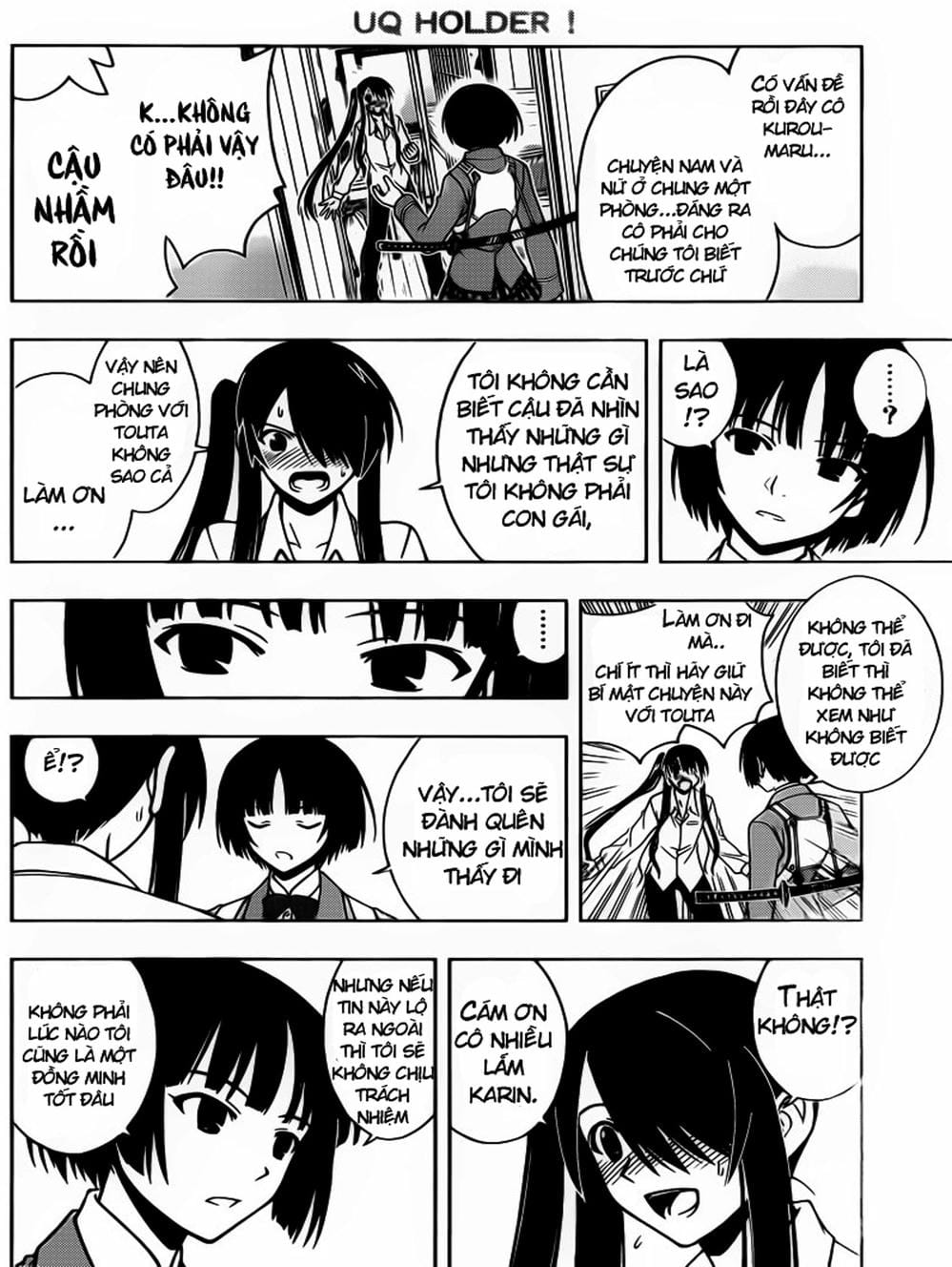 Truyện Tranh Lựa Chọn Phân Kỳ - Uq Holder! trang 9