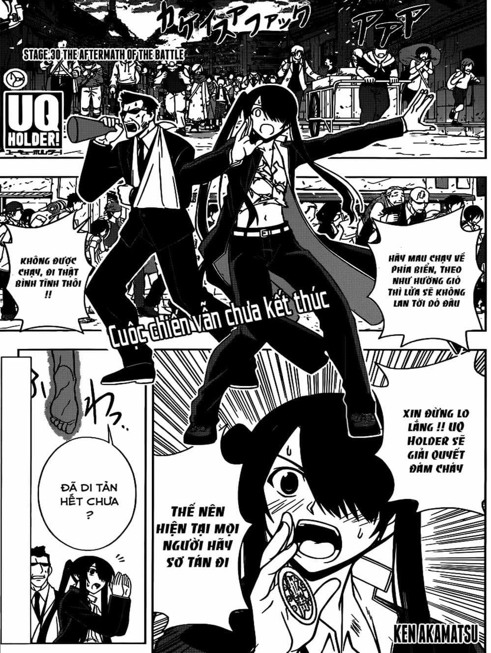 Truyện Tranh Lựa Chọn Phân Kỳ - Uq Holder! trang 9