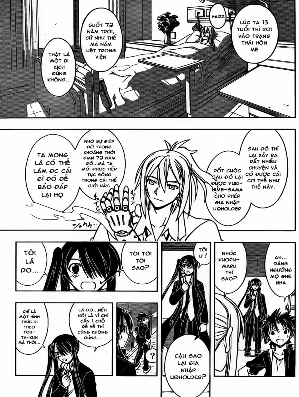 Truyện Tranh Lựa Chọn Phân Kỳ - Uq Holder! trang 9