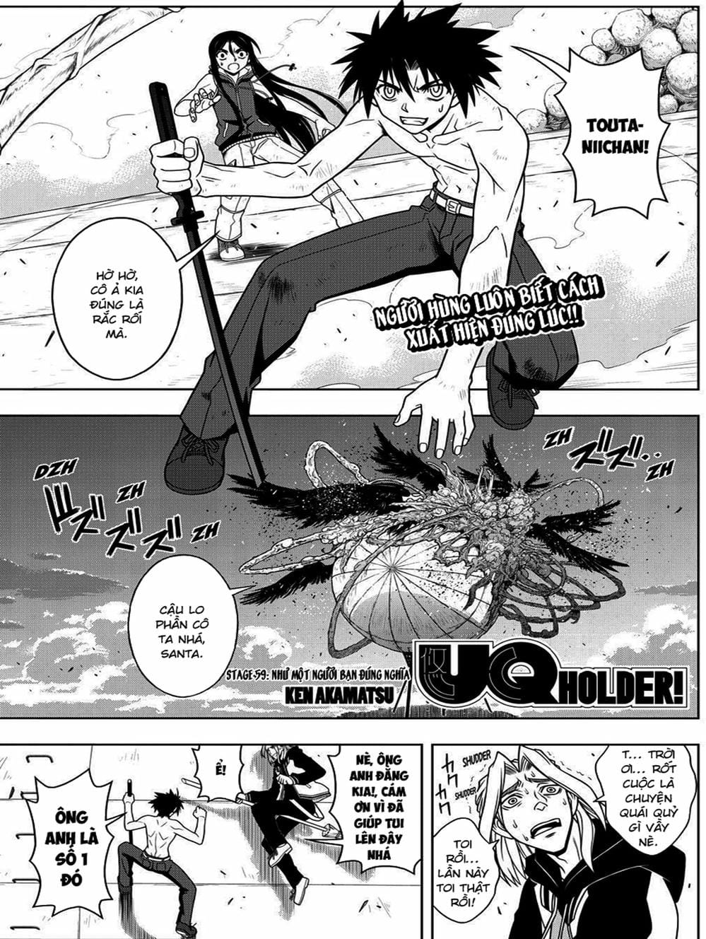 Truyện Tranh Lựa Chọn Phân Kỳ - Uq Holder! trang 9