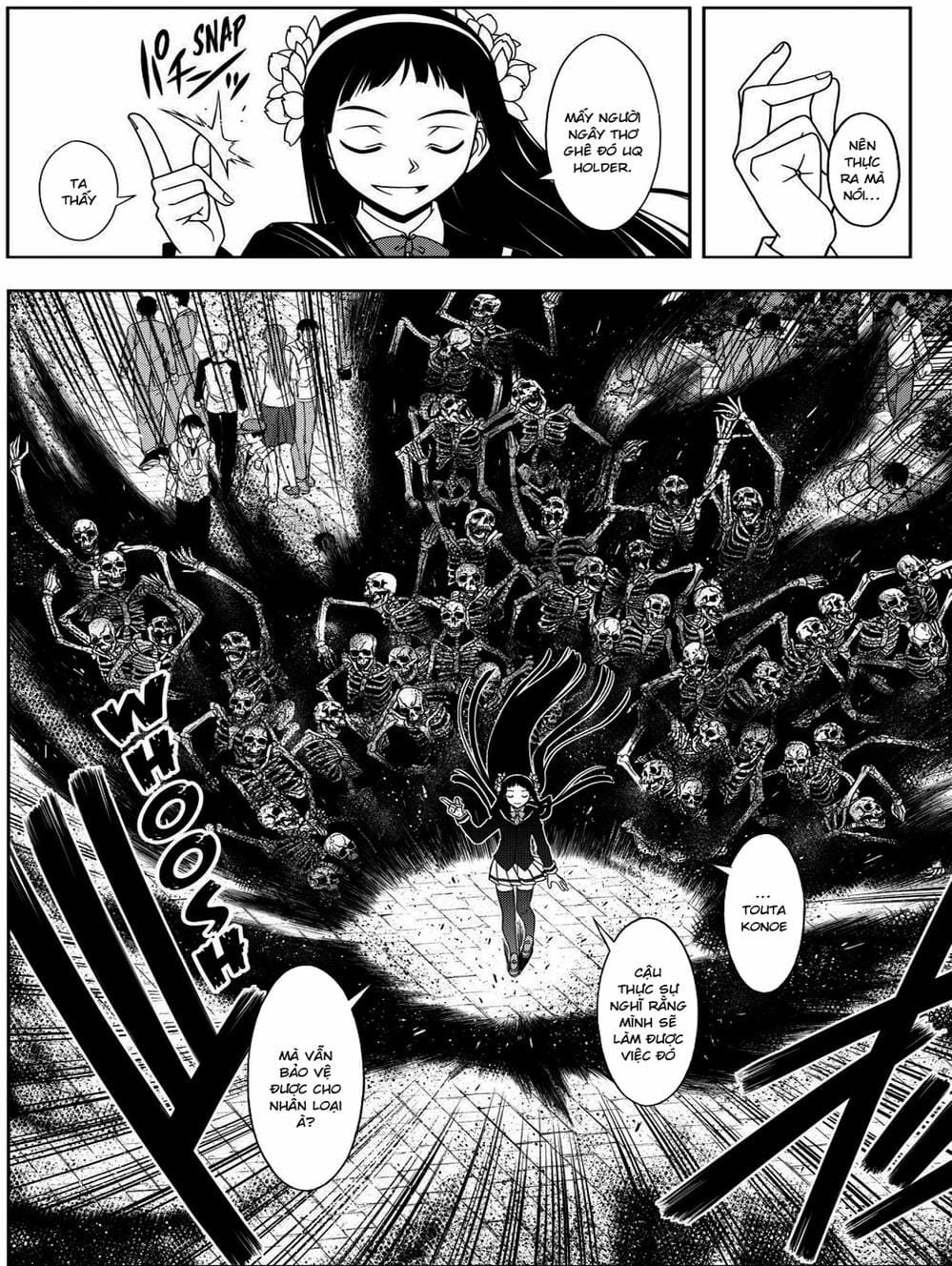 Truyện Tranh Lựa Chọn Phân Kỳ - Uq Holder! trang 9