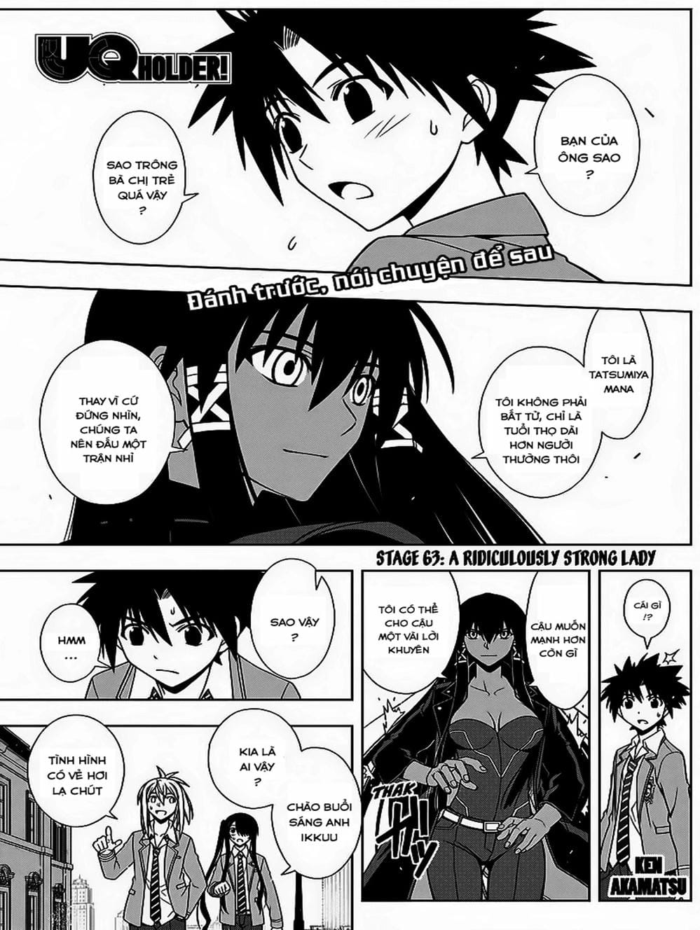 Truyện Tranh Lựa Chọn Phân Kỳ - Uq Holder! trang 9
