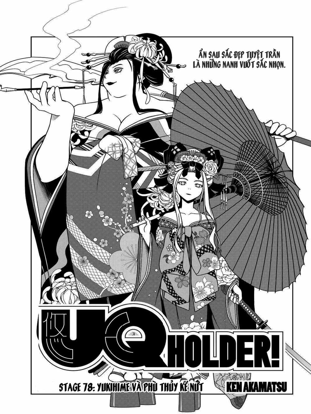 Truyện Tranh Lựa Chọn Phân Kỳ - Uq Holder! trang 9