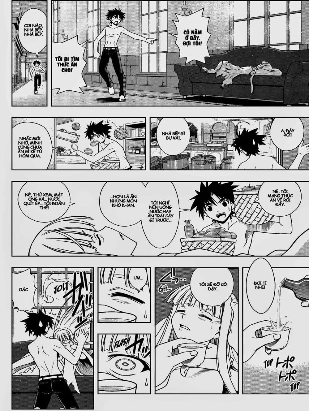 Truyện Tranh Lựa Chọn Phân Kỳ - Uq Holder! trang 9