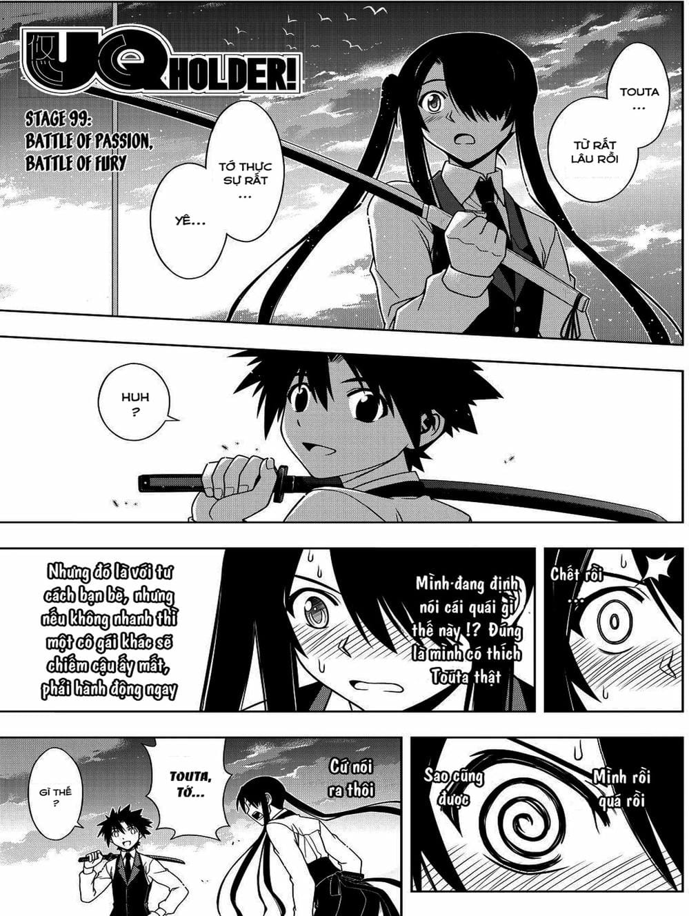 Truyện Tranh Lựa Chọn Phân Kỳ - Uq Holder! trang 9
