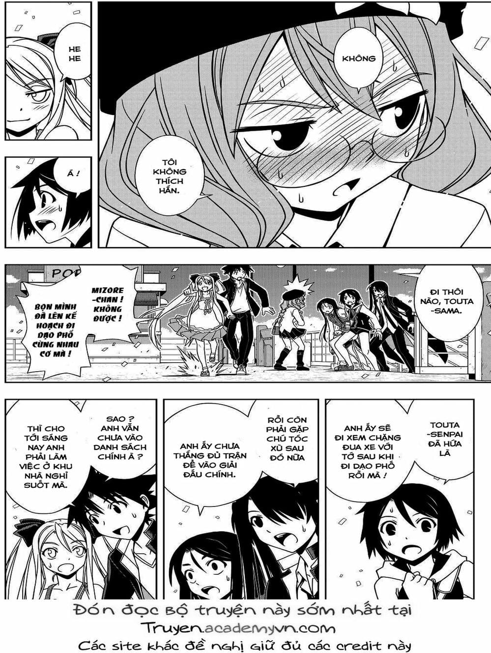 Truyện Tranh Lựa Chọn Phân Kỳ - Uq Holder! trang 9