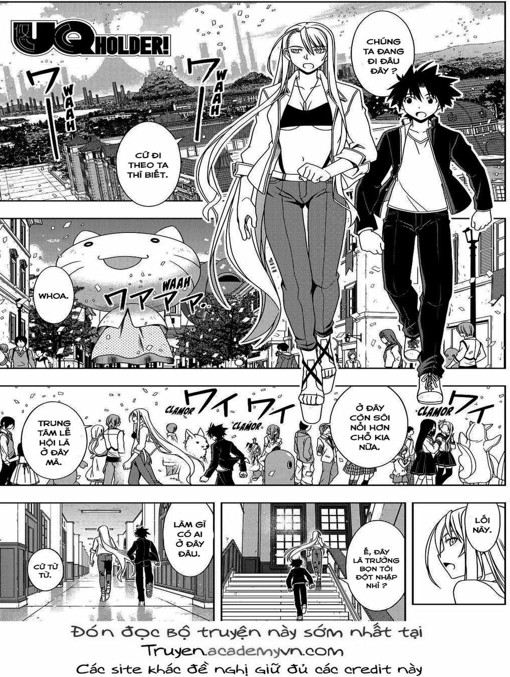 Truyện Tranh Lựa Chọn Phân Kỳ - Uq Holder! trang 9