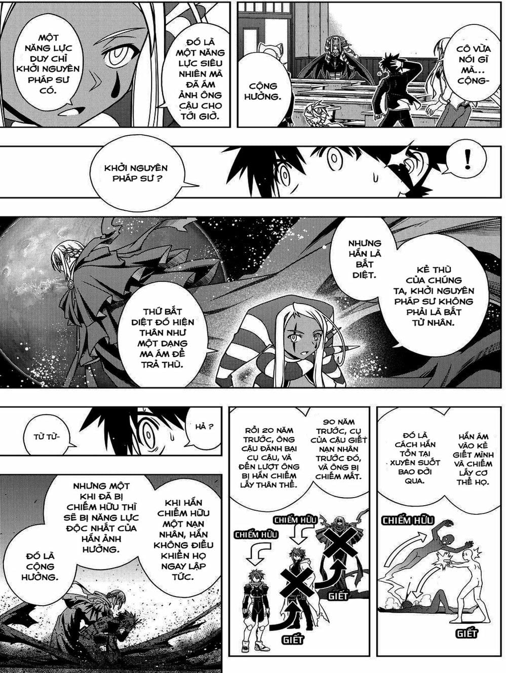 Truyện Tranh Lựa Chọn Phân Kỳ - Uq Holder! trang 9