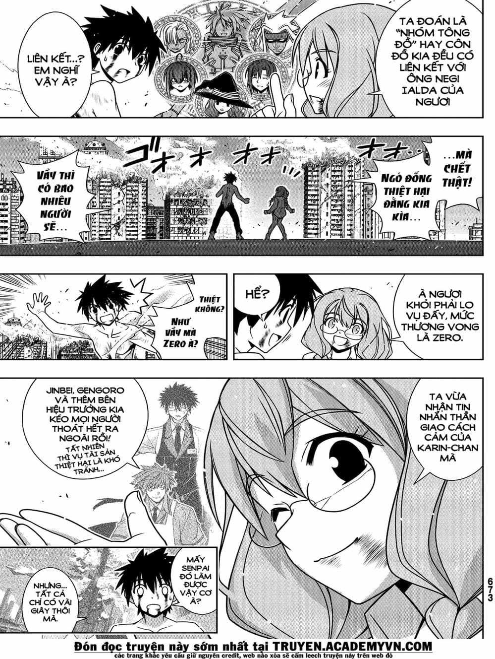 Truyện Tranh Lựa Chọn Phân Kỳ - Uq Holder! trang 9