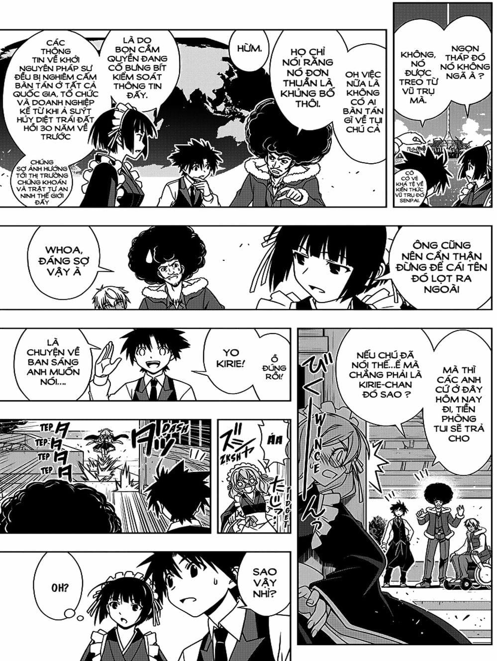 Truyện Tranh Lựa Chọn Phân Kỳ - Uq Holder! trang 9