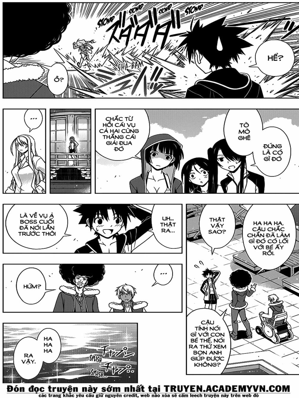 Truyện Tranh Lựa Chọn Phân Kỳ - Uq Holder! trang 9