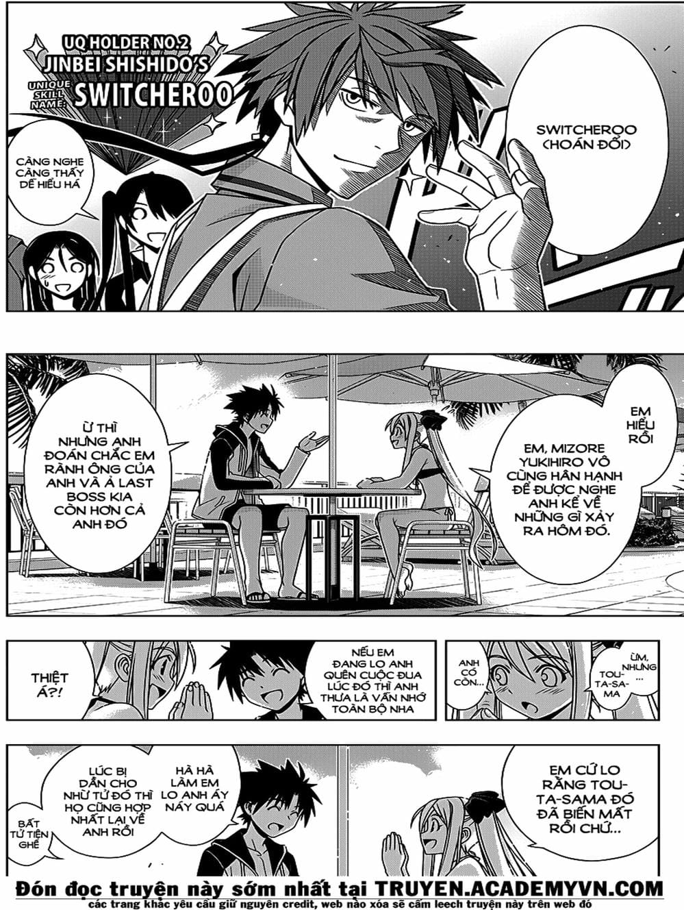 Truyện Tranh Lựa Chọn Phân Kỳ - Uq Holder! trang 9