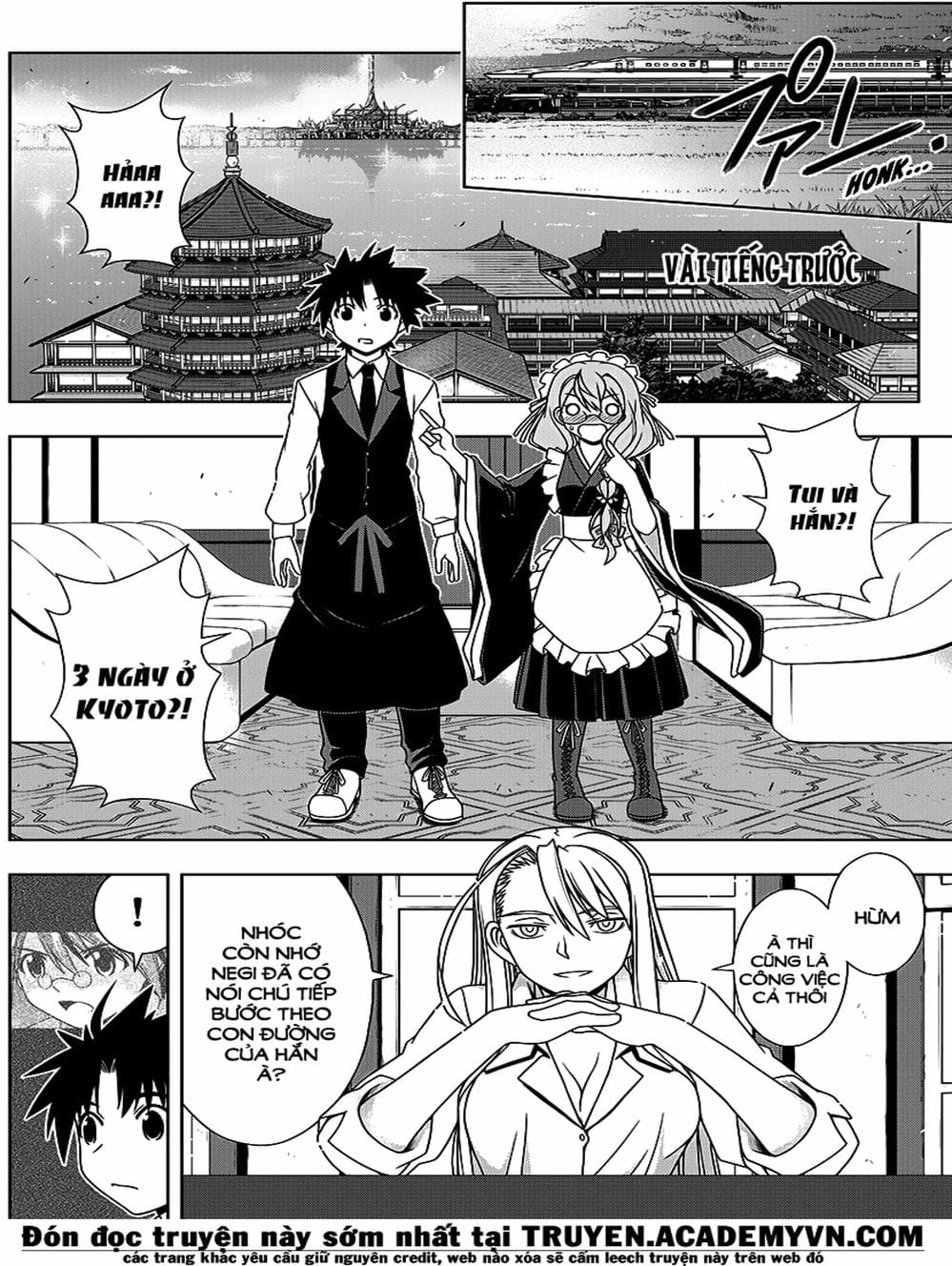 Truyện Tranh Lựa Chọn Phân Kỳ - Uq Holder! trang 9