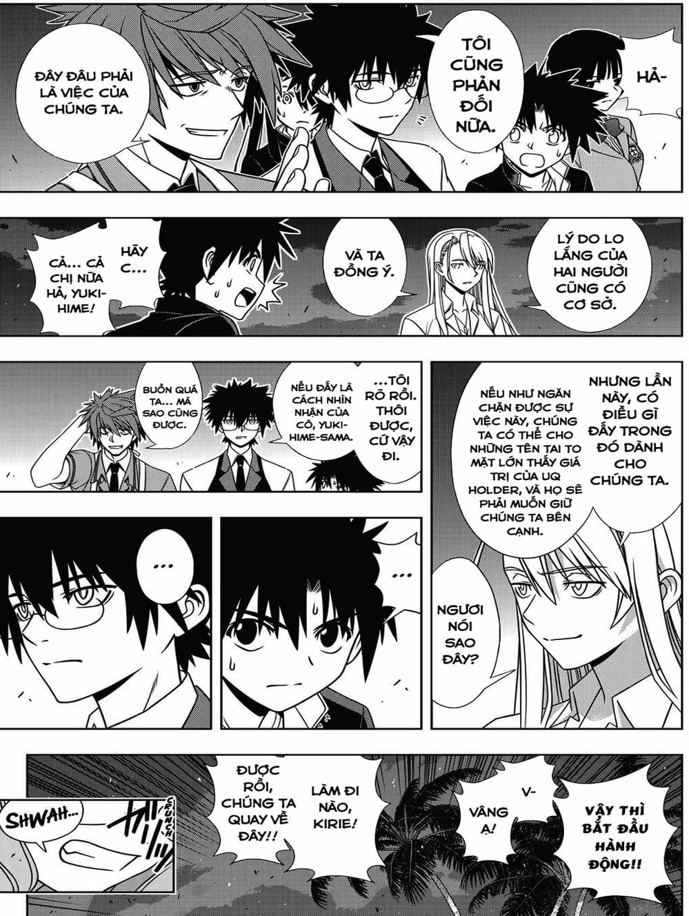 Truyện Tranh Lựa Chọn Phân Kỳ - Uq Holder! trang 9