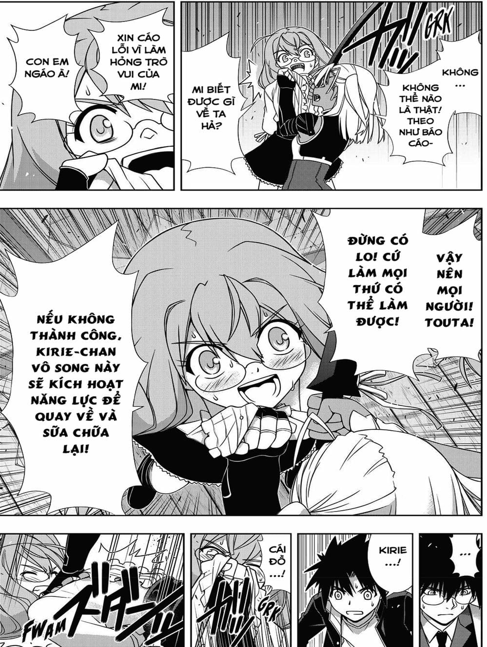 Truyện Tranh Lựa Chọn Phân Kỳ - Uq Holder! trang 9