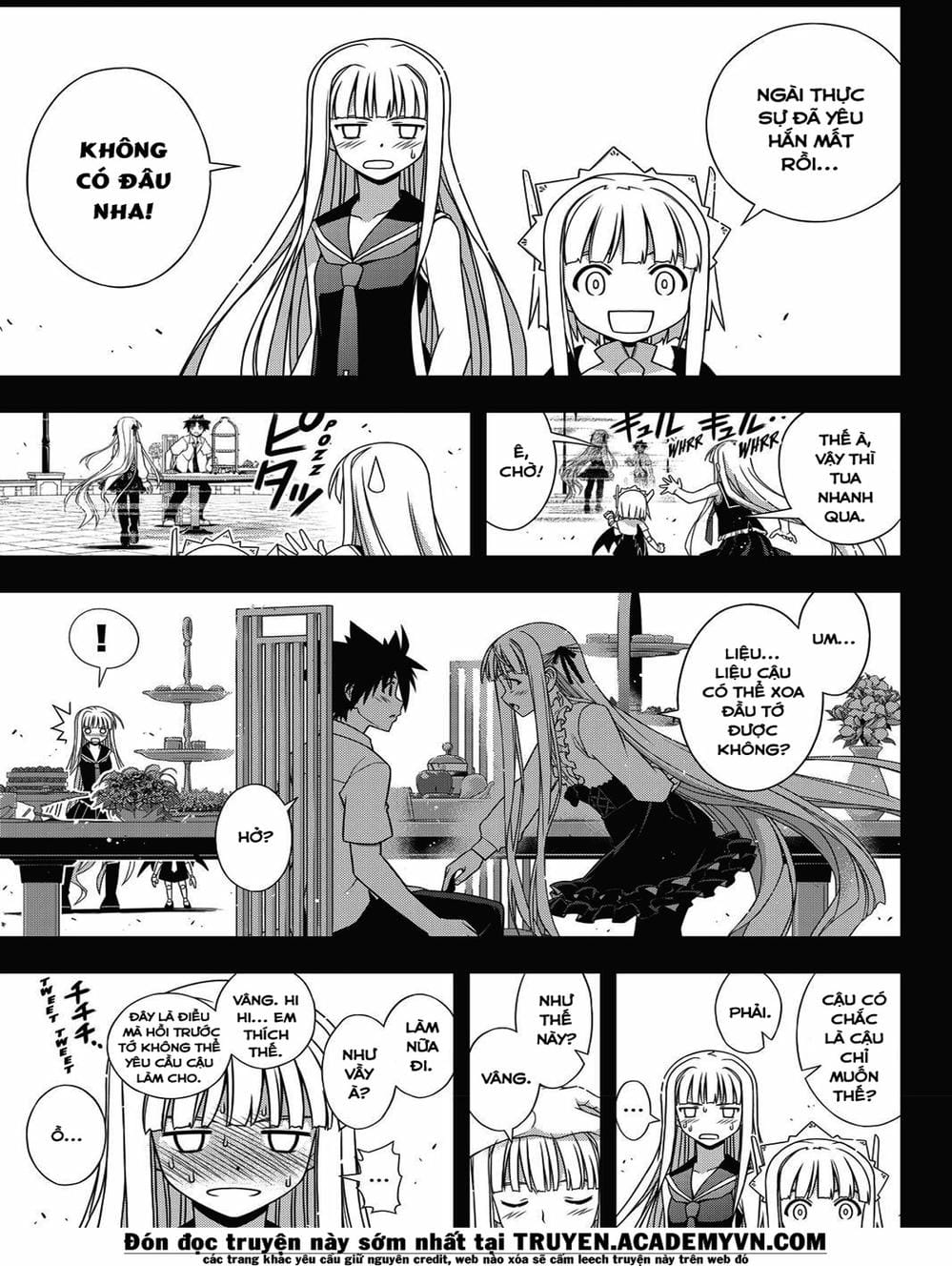 Truyện Tranh Lựa Chọn Phân Kỳ - Uq Holder! trang 9